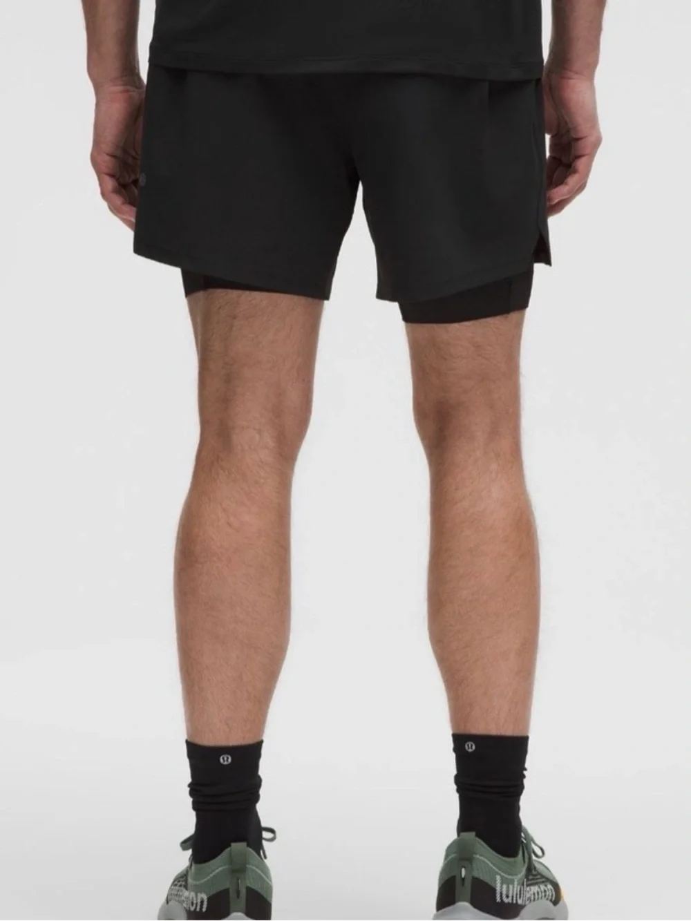 Lululemon Mens “Multi-Pocket” Trail Running Short 6” Inseam w/ Liner (L)